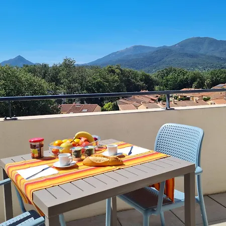 T3 Avec Grande Terrasse Et Vue Sur Les Alberes - Fr-1-732-85 * أرجيليه- سور- مير