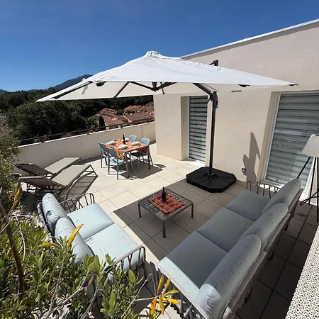 T3 Moderne Avec Grande Terrasse, Climatisation Et Parking à 10 Min De La - Fr-1-732-85 Appartamento