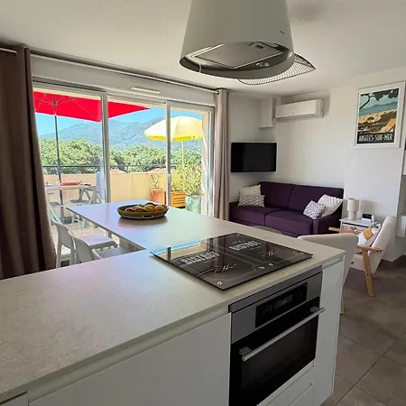 T3 Avec Grande Terrasse Et Vue Sur Les Alberes - Fr-1-732-85 أرجيليه- سور- مير