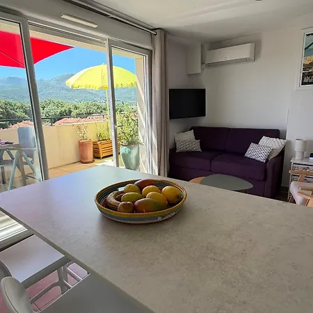 T3 Avec Grande Terrasse Et Vue Sur Les Alberes - Fr-1-732-85 شقة أرجيليه- سور- مير