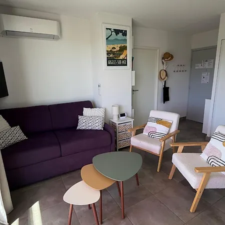 شقة T3 Avec Grande Terrasse Et Vue Sur Les Alberes - Fr-1-732-85 أرجيليه- سور- مير