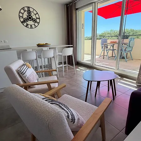 T3 Moderne Avec Grande Terrasse, Climatisation Et Parking à 10 Min De La - Fr-1-732-85 * Argelès-sur-Mer